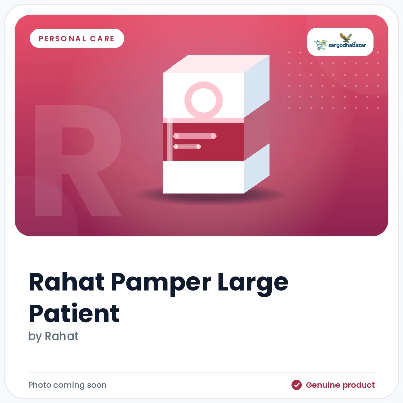 Rahat Pamper Large Patient