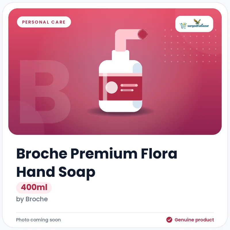 Broche Premium Flora Hand Soap 400ml