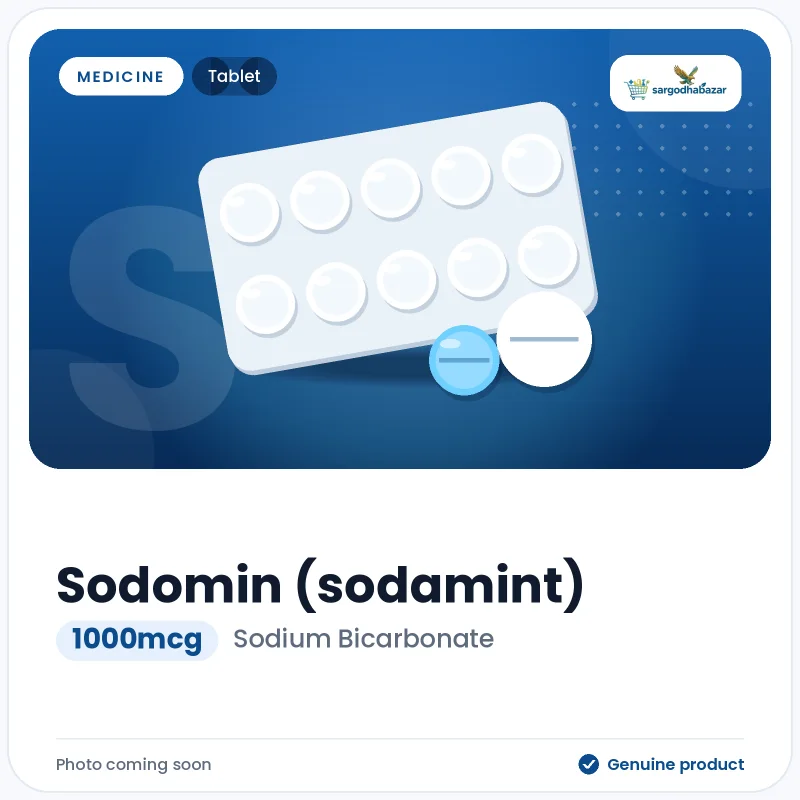 Sodomin (sodamint) 1000mcg Tablet