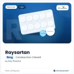 Raysartan 8mg Tablet