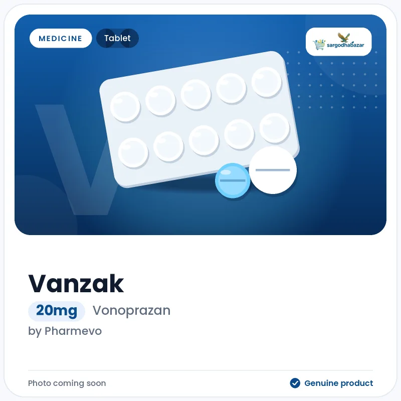 Vanzak 20mg Tablet