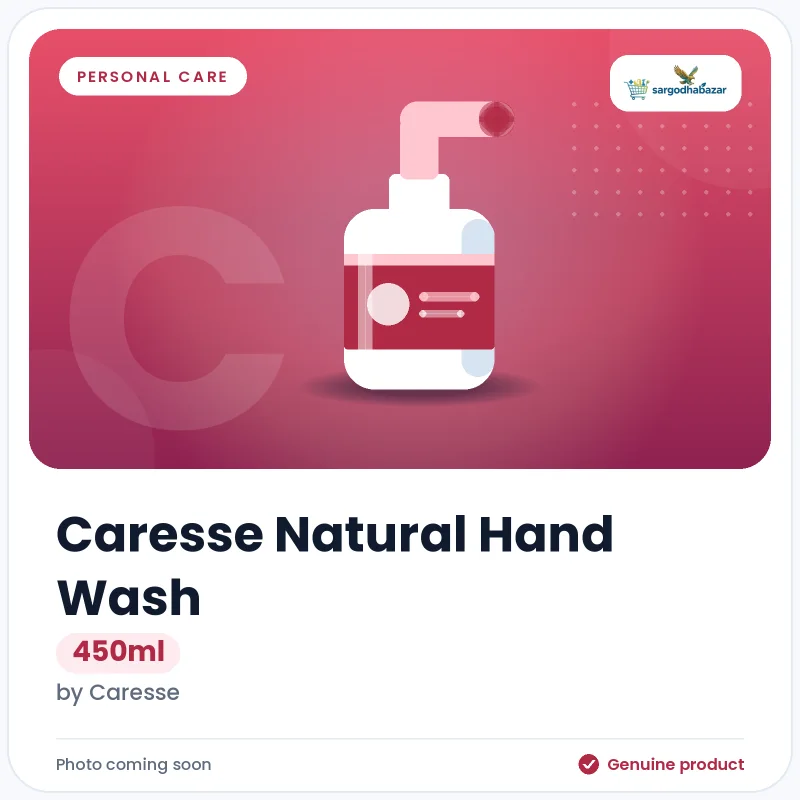 Caresse Natural Hand Wash 450ml
