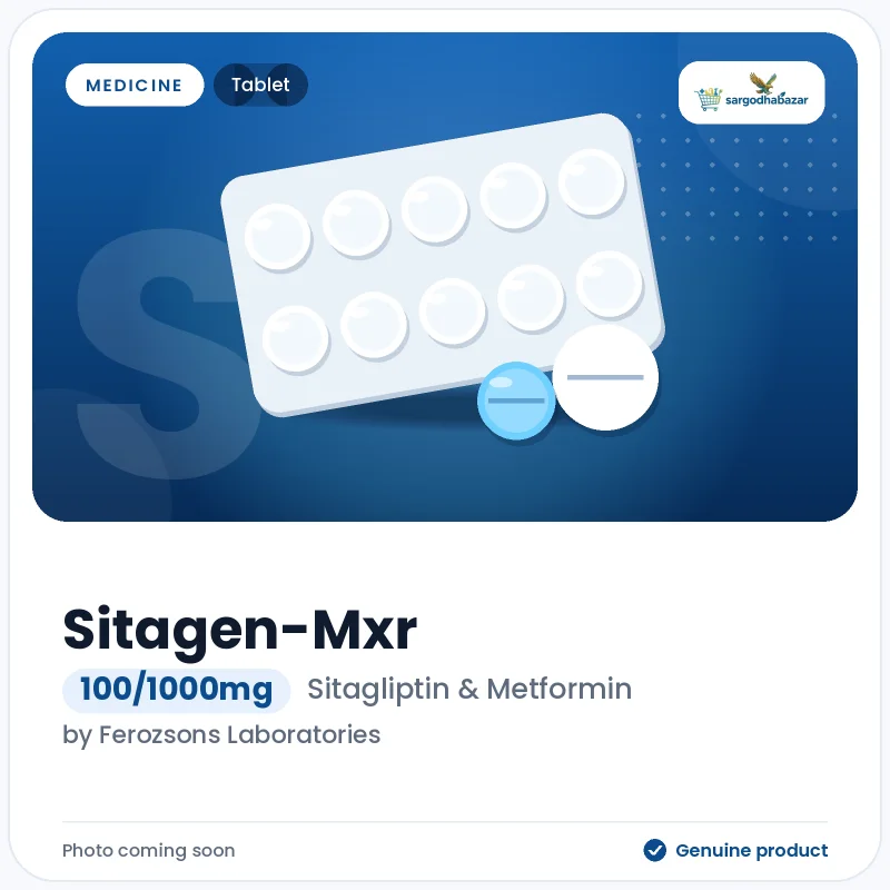 Sitagen-Mxr 100/1000mg Tablet