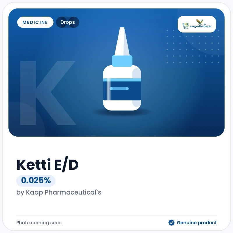 Ketti E/D 0.025% Drops