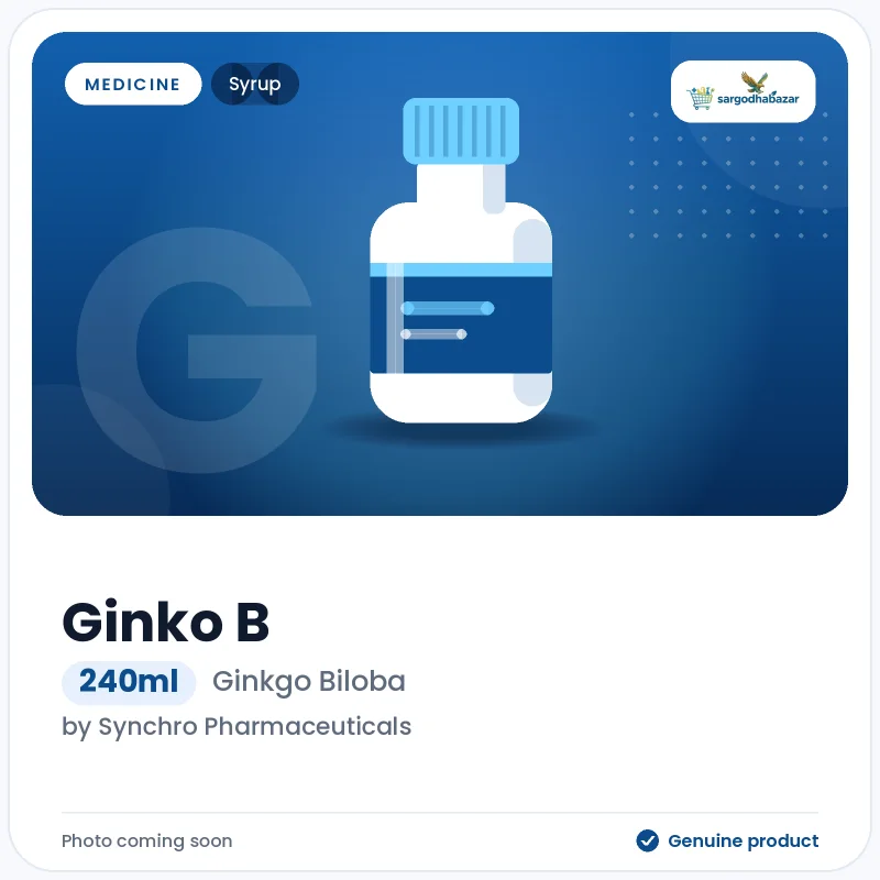 Ginko B 240ml Syrup