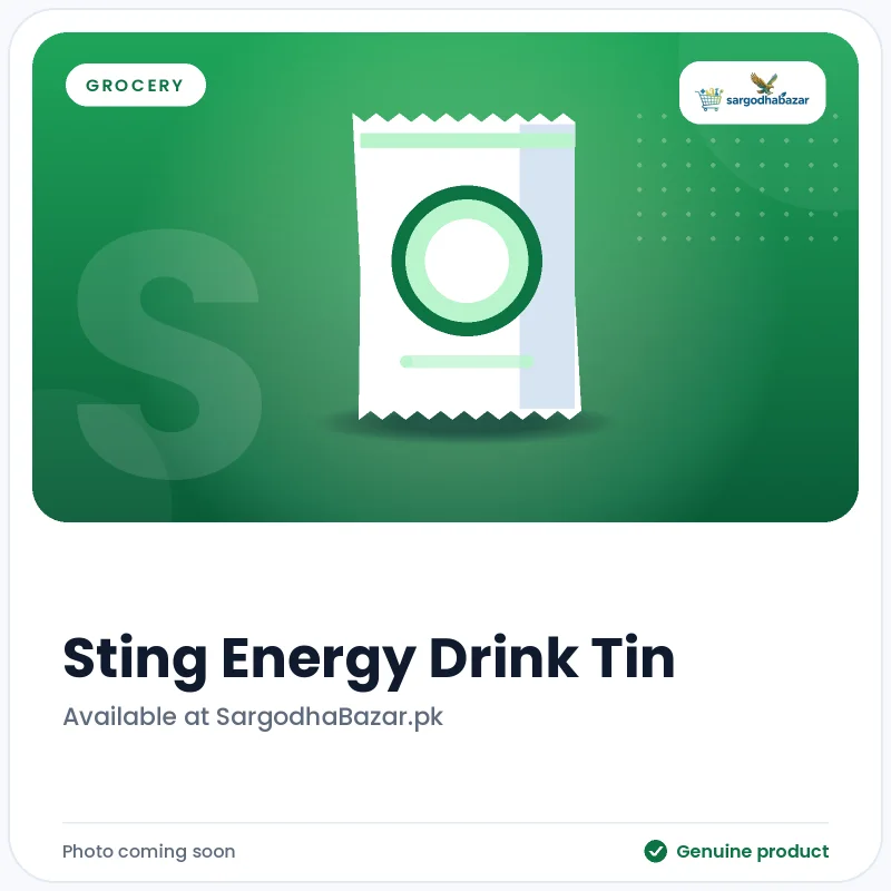 Sting Energy Drink Tin