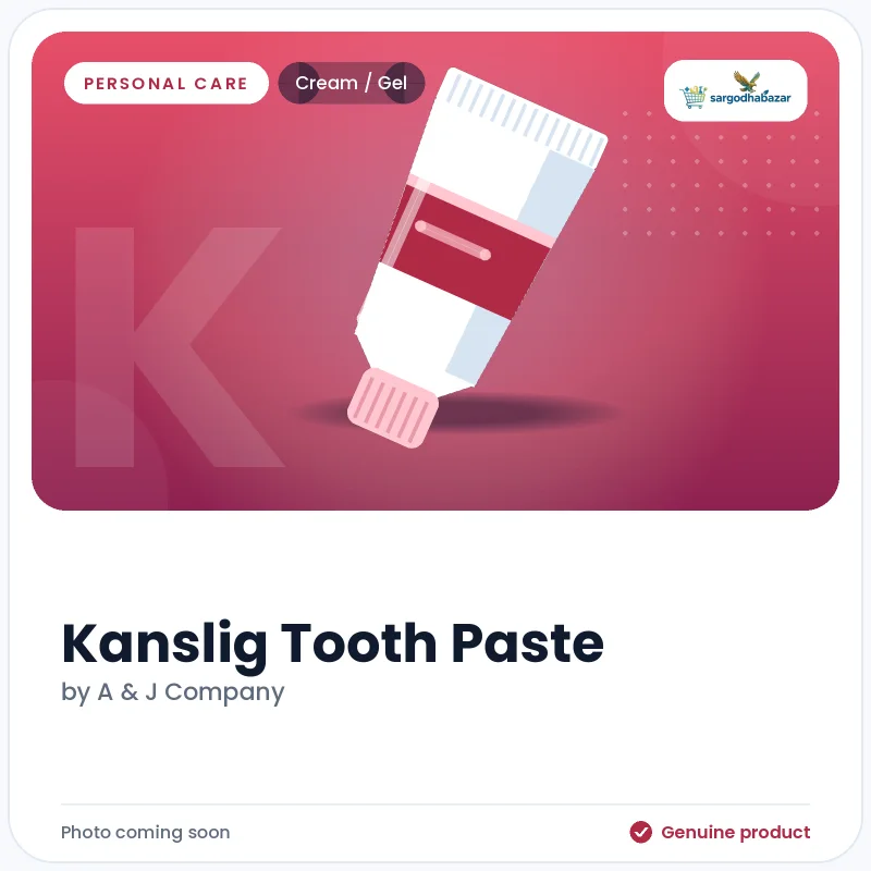 Kanslig Tooth Paste  Cream / Gel