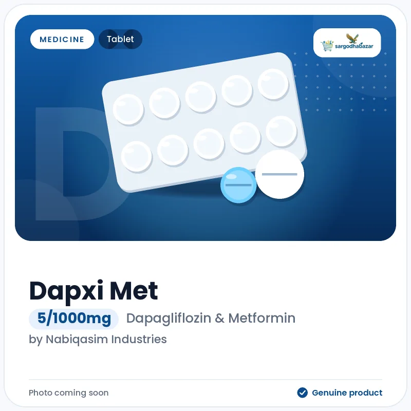 Dapxi Met 5/1000mg Tablet