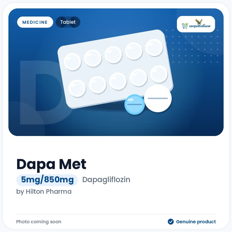Dapa Met 5mg/850mg Tablet