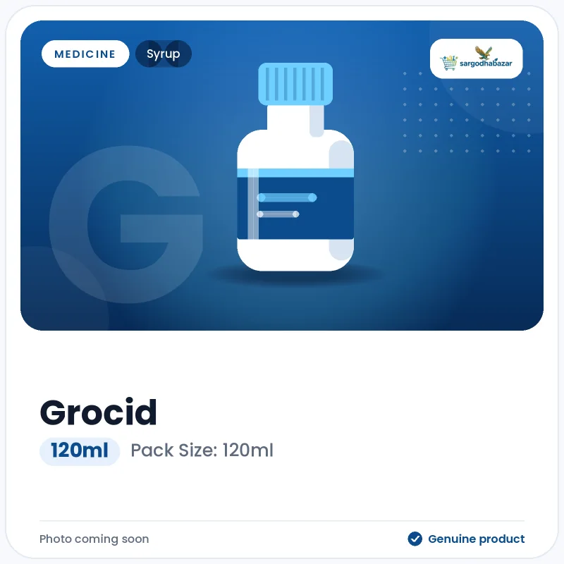 Grocid 120ml Syrup Grocid 120ml Syrup