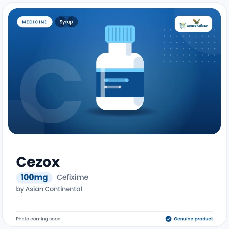 Cezox 100mg Syrup