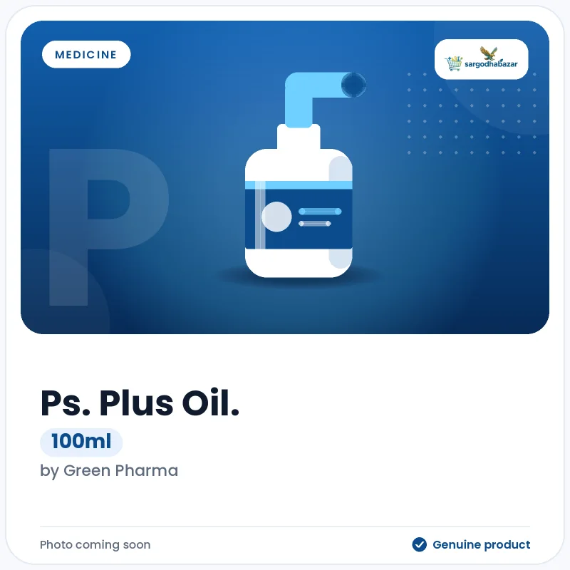Ps. Plus Oil. 100ml