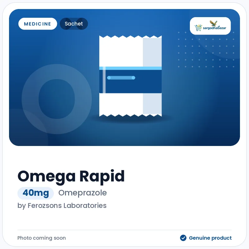 Omega Rapid 40mg Sachet