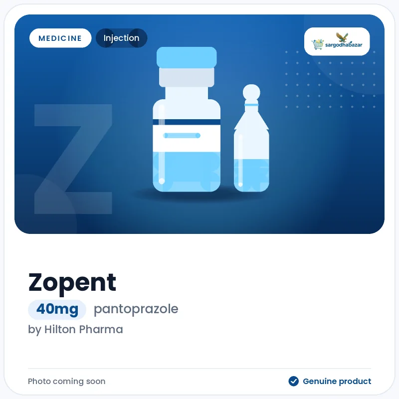 Zopent 40mg Injection
