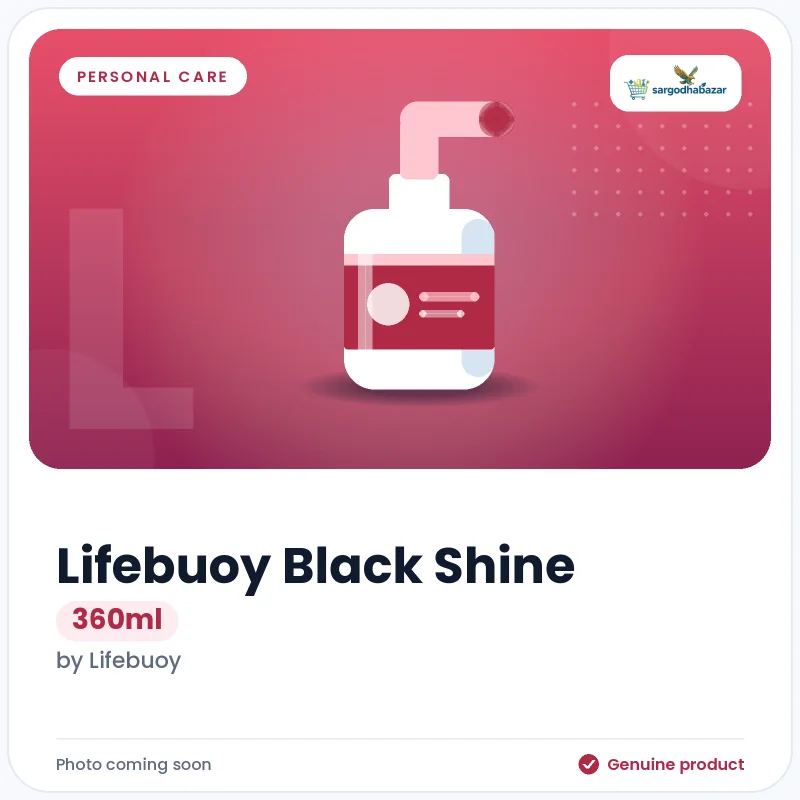 Lifebuoy Black Shine 360ml