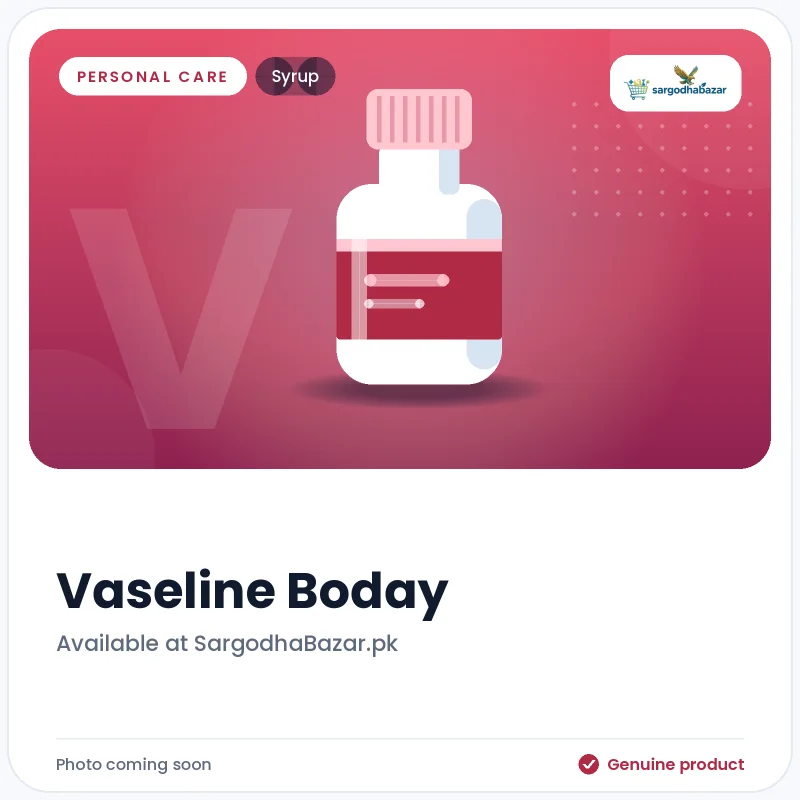 Vaseline Boday  Syrup