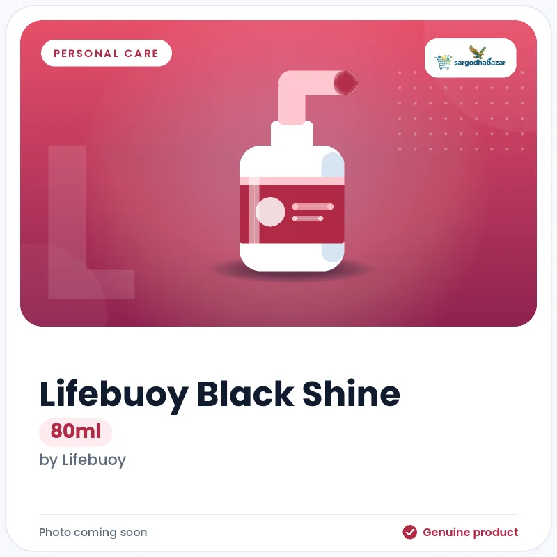 Lifebuoy Black Shine 80ml