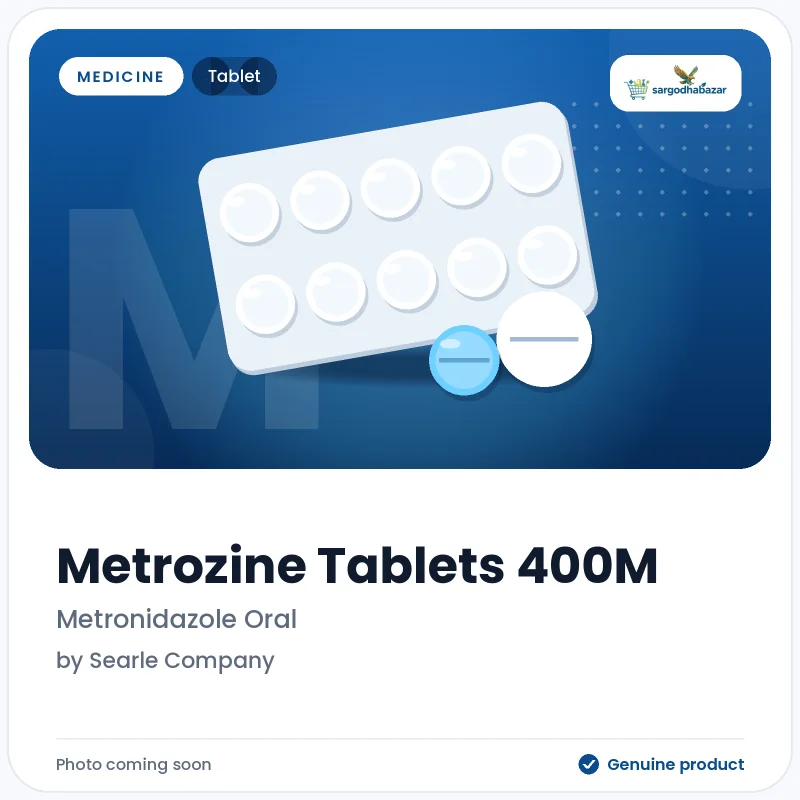 Metrozine Tablets 400M  Tablet