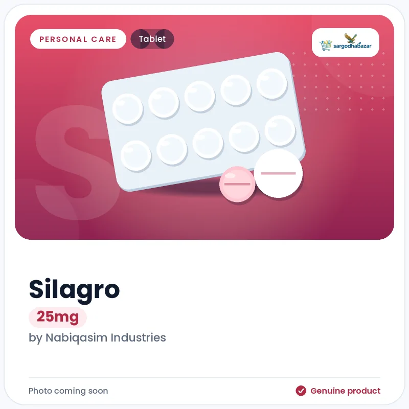 Silagro 25mg Tablet Silagro 25mg Tablet