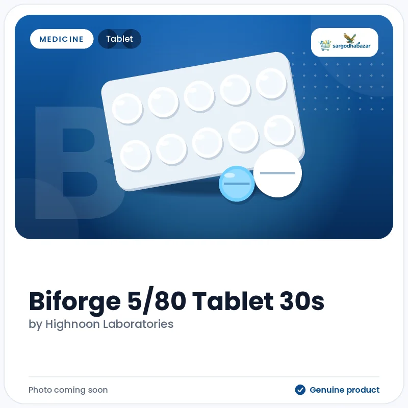 Biforge 5/80 Tablet 30s  Tablet