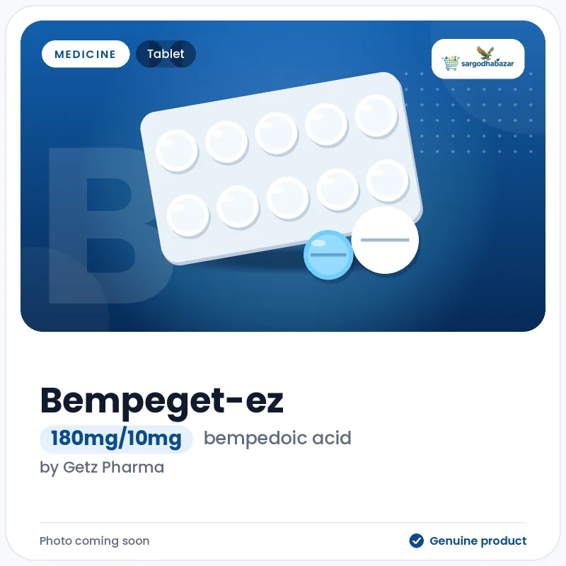 Bempeget-ez 180mg/10mg Tablet