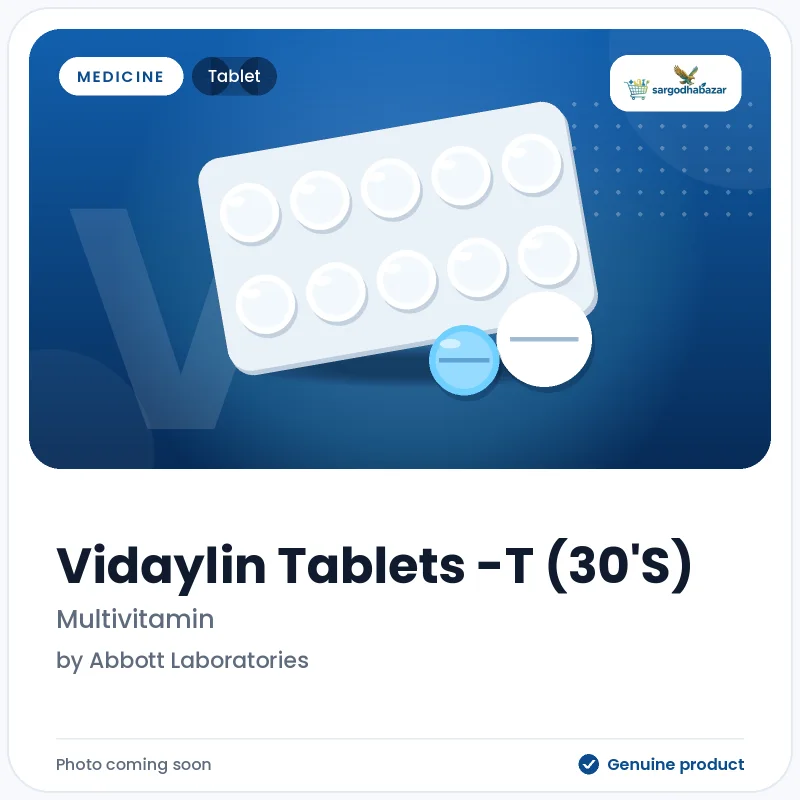 Vidaylin Tablets -T (30'S)  Tablet