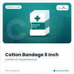 Cotton Bandage 6 Inch