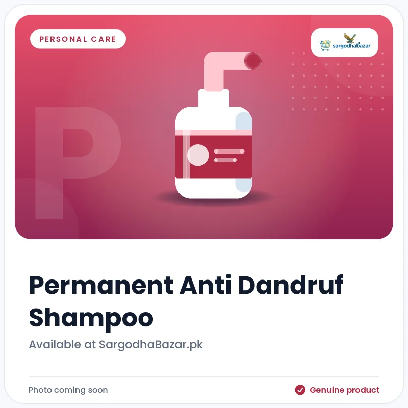 Permanent Anti Dandruf Shampoo