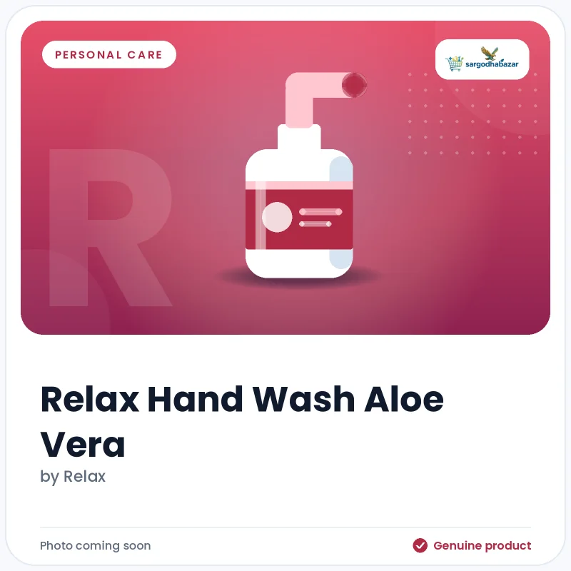 Relax Hand Wash Aloe Vera